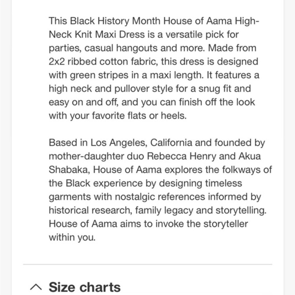 Women's House of Aama High Neck Maxi Knit Dress Green
Striped nwt - Picture 7 of 9